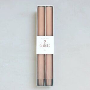 The Floral Society brand 10" Fancy Taper Candles in color Petal